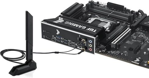 Micro Center AMD 9600X Processor with ASUS TUF GAM B850-E WiFi Motherboard in Kuwait