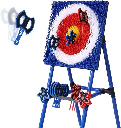 Stiatu Axe Throwing Game for Backyard,16 Throwing Axes Stars,Outdoor Games in Saudi Arabia