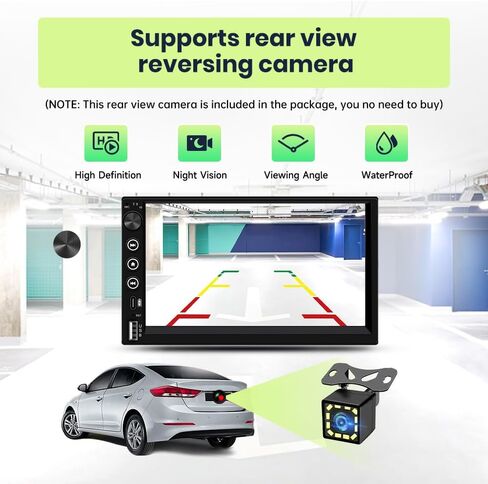 Double Din Car Radio with Wireless CarPlay & Android Auto 7 Inch in Saudi Arabia