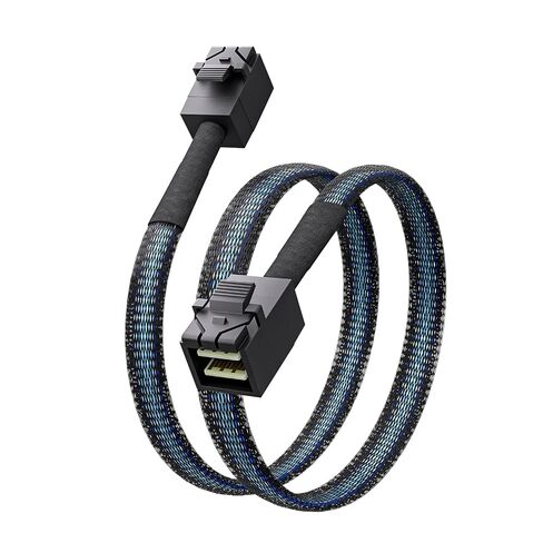 كابل Mini SAS HD SFF-8643 إلى SFF-8643 كابل خادم داخلي متوافق مع SAS وSATA (39.3 بوصة) in Kuwait