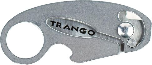 TRANGO Piranha Knife - Serrated Micro Blade w/Bottle Opener, Gray, 2 in in Saudi Arabia