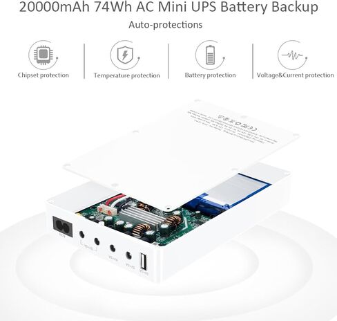 Mini UPS Battery Backup for Router, Modem, Security Camera in Saudi Arabia