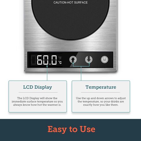 Cosori Coffee Mug Warmer for Desk, Office, 1°F Precise Temperature Control in Saudi Arabia