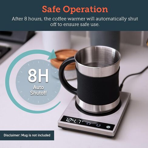 Cosori Coffee Mug Warmer for Desk, Office, 1°F Precise Temperature Control in Saudi Arabia