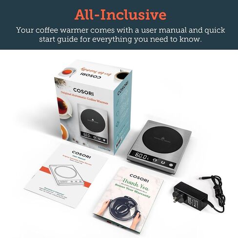Cosori Coffee Mug Warmer for Desk, Office, 1°F Precise Temperature Control in Saudi Arabia