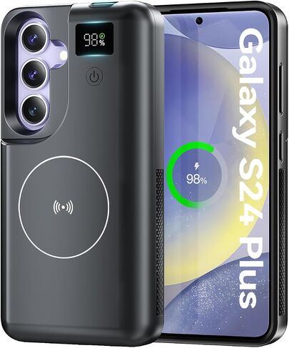 Mavulo Battery Case for Samsung Galaxy S24 Plus 6.7",10000mAh Power Bank in Kuwait
