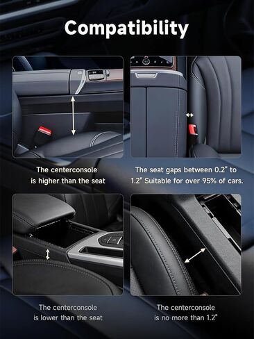 Elecshion Car Seat Gap Filler Organizer with 69W Retractable Car Charger in Saudi Arabia