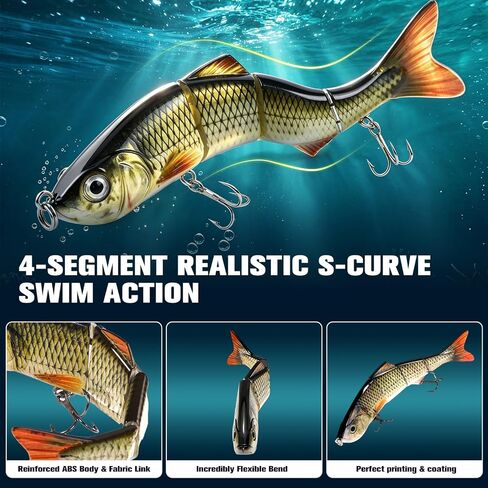 Fishing Lures Kit with Tackle Box, Trout, Bass Fishing Kit in Kuwait