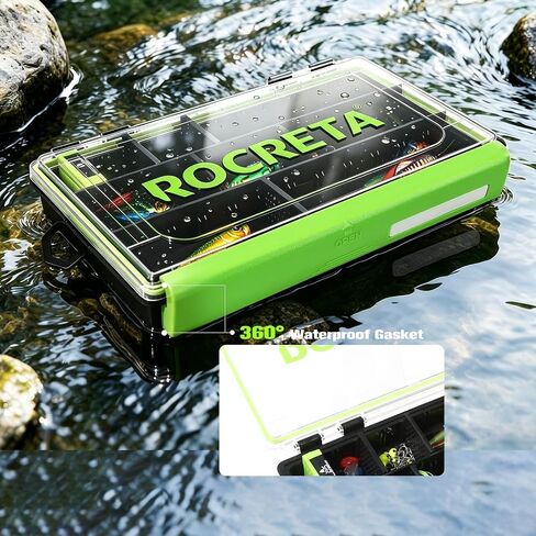Fishing Lures Kit with Tackle Box, Trout, Bass Fishing Kit in Kuwait