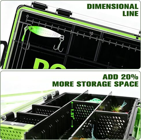 Fishing Lures Kit with Tackle Box, Trout, Bass Fishing Kit in Kuwait