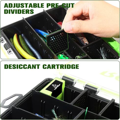Fishing Lures Kit with Tackle Box, Trout, Bass Fishing Kit in Kuwait