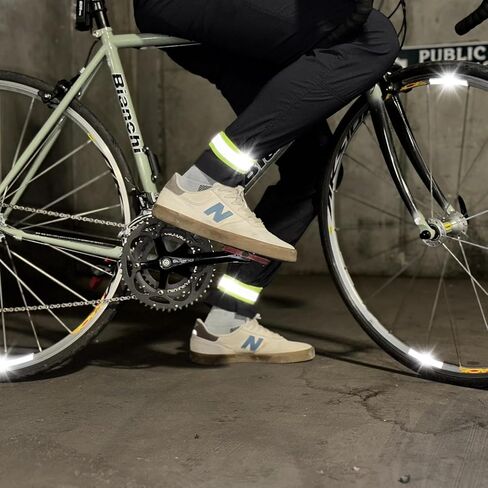 ReflecToes Reflective Bands High Visibility Hi-Vis Straps for Running, Cycling & Walking, Adjustable 5-16" Reflective Gear for Arm, Ankle, Wrist or Leg - 360° Night Safety Reflector in Saudi Arabia