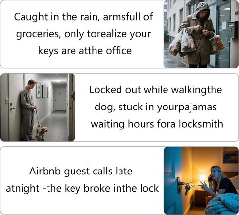 UMIKSMART Smart Door Lock, Fingerprint Keypad Lock, WiFi App, Matte Black in Saudi Arabia