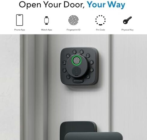 ULTRALOQ Bolt SE Smart Lock with 4K AI Security Camera, Built-in Wi-Fi, Compatible with Alexa, Google, App Remote Control in Saudi Arabia
