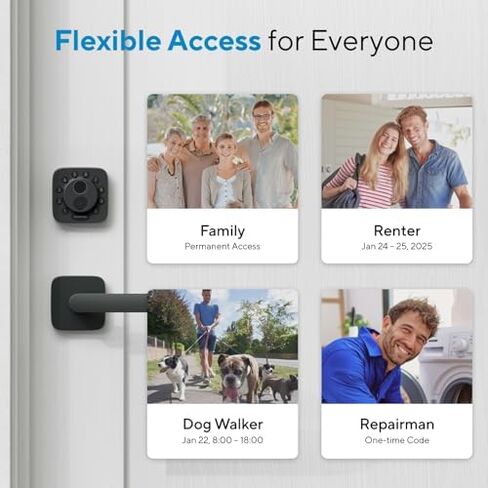 ULTRALOQ Bolt SE Smart Lock with 4K AI Security Camera, Built-in Wi-Fi, Compatible with Alexa, Google, App Remote Control in Saudi Arabia