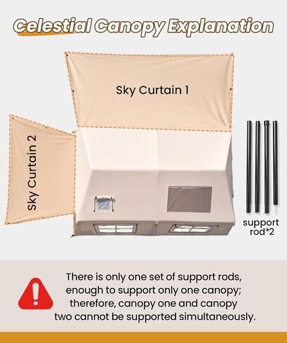 WildFinder Inflatable Tent with Awning, 116 ft² Blow Up Tent，Hot Tent in Saudi Arabia