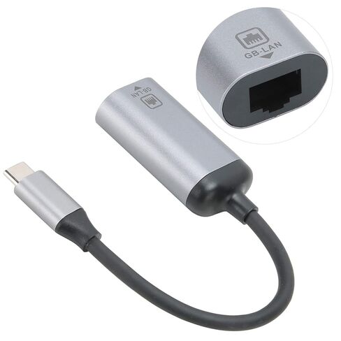 TypeC to Gigabit RJ45 Network Port Adapter Cable, High-Speed, in Saudi Arabia