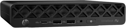 HP EliteDesk 8 Mini G1a Business Desktop AI PC, AMD Ryzen 5 220 (> Intel i7-1255U), Radeon 740M Graphics, MFF, DP, Wi-Fi, IST Computer Customized 16GB/32GB/64GB DDR5 RAM, 512GB/1TB/2TB SSD, Win 11 Pro in Saudi Arabia