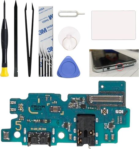 for Galaxy S25 Ultra Charging Port Replacement US Version, New Dock Board USB-C Connector Compatible with Samsung S25 Ultra SM-S938U/U1/W, Includes Instruction & Toolkit in Saudi Arabia