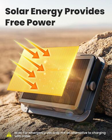 Solar Camping Lantern, 26800mAh Ultra Long Lasting Rechargeable LED Lantern with 4 Light Modes, IP65 Waterproof Portable Tent Light for Power Outage, Emergency, Hiking, Camping Essentials in Saudi Arabia