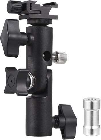 Camera Flash Bracket with Cold Shoe and Umbrella Holder in Saudi Arabia