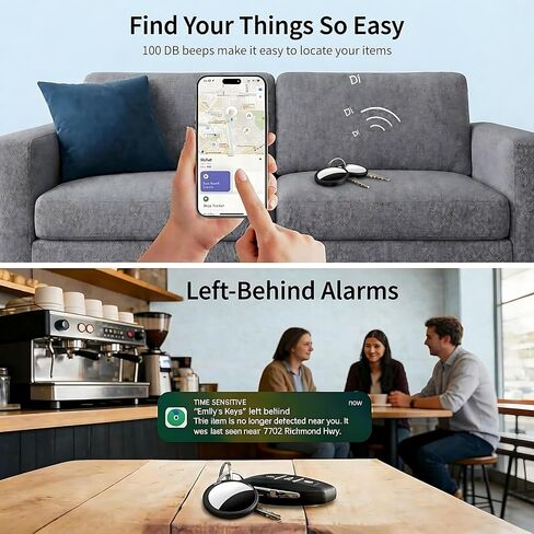 2 Pack Smart Tracker Tags MFi Certified for Apple Find My Item Finder in Saudi Arabia