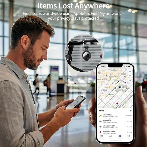 2 Pack Smart Tracker Tags MFi Certified for Apple Find My Item Finder in Saudi Arabia