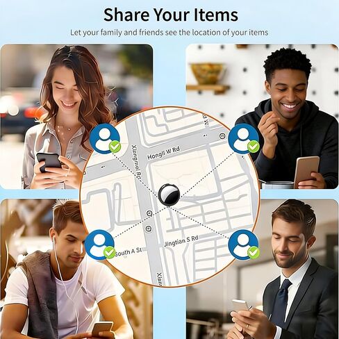 2 Pack Smart Tracker Tags MFi Certified for Apple Find My Item Finder in Saudi Arabia