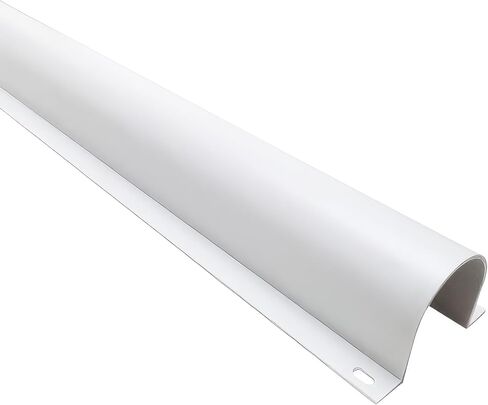 Electriduct 3" Plastic Flanged Wire Guard Cable Raceway - (1 x 3FT Stick = 3 Feet) - White in Kuwait