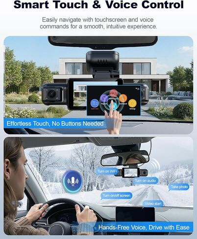 Neideso N300Pro 4K Dash Cam Front and Rear, 4 Channel 360 View Car Camera in Saudi Arabia