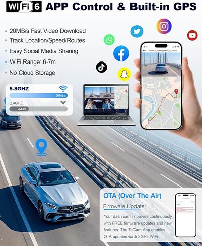 Neideso N300Pro 4K Dash Cam Front and Rear, 4 Channel 360 View Car Camera in Saudi Arabia