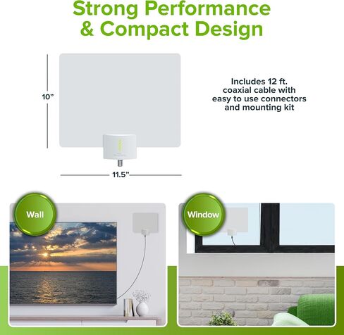 Mohu Leaf Ultimate Amplified Indoor HDTV Antenna in Saudi Arabia