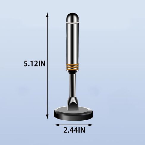 Indoor Digital TV Antenna for Smart TV, HD Antenna for All Tvs Supports 4K 1080P with 9.86FT Cable,Enjoy Local Channels 115 Miles and Strong Magnetic Base in Saudi Arabia