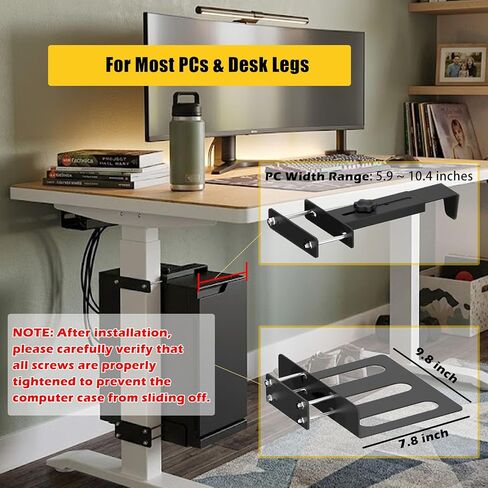 Universal Under Desk PC Mount for Standing Desk in Saudi Arabia