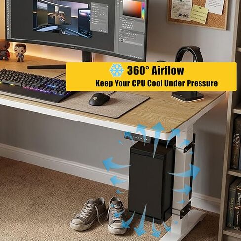 Universal Under Desk PC Mount for Standing Desk in Saudi Arabia
