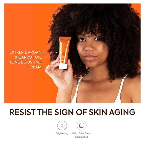 MAKARI Extreme Argan & Carrot Oil 3-Piece Gift Set | Exfoliating Soap, Tone-Boosting Body Lotion & Face Cream | Botanical Self-Care Kit for All Skin Types in Kuwait
