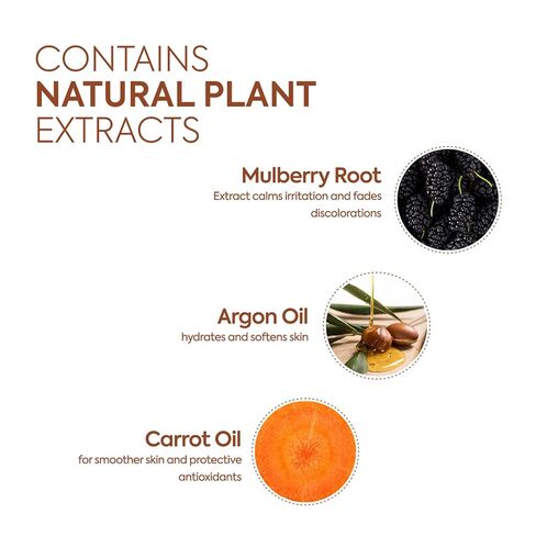 MAKARI Extreme Argan & Carrot Oil 3-Piece Gift Set | Exfoliating Soap, Tone-Boosting Body Lotion & Face Cream | Botanical Self-Care Kit for All Skin Types in Kuwait