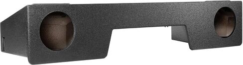 QPower Dual 8" Speaker Box for 2007-2018 GMC/Chevy Double Cab Trucks, Black in Saudi Arabia