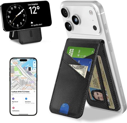 for Magsafe Wallet Stand Tracker (iOS Only) Magnetic Card Holder Finder in Saudi Arabia
