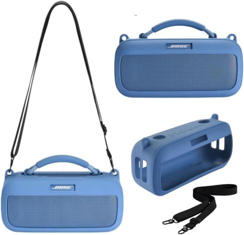 Protective Case for Bose SoundLink Max Speaker, Silicone Case Cover with Shoulder Strap for Bose SoundLink Max in Kuwait