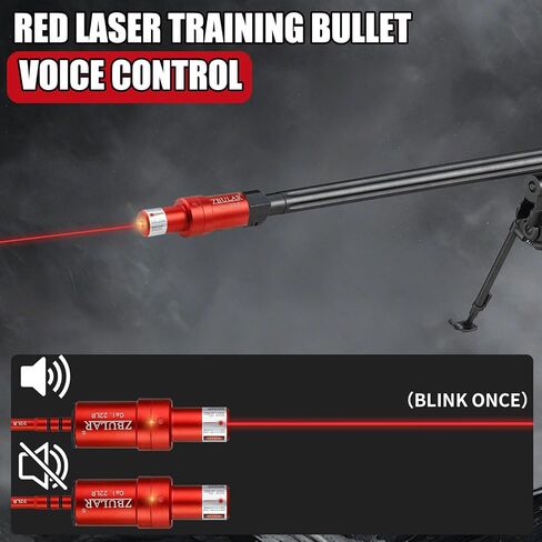 ZBULAR 2nd-Laser Training Cartridge for Cal .22lr- for Dry Fire Laser Training Cartridge, Lasts 50,000 dryfire Rounds-Fires Every Time with Pinpoint Accuracy,USB-C Rechargeable Feature (.22lr) in Saudi Arabia