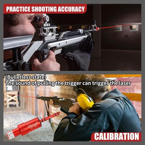 ZBULAR 2nd-Laser Training Cartridge for Cal .22lr- for Dry Fire Laser Training Cartridge, Lasts 50,000 dryfire Rounds-Fires Every Time with Pinpoint Accuracy,USB-C Rechargeable Feature (.22lr) in Saudi Arabia