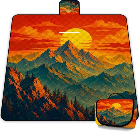 Extra Large Picnic Blanket Waterproof,80"x 80"Foldable Machine Washable Outdoor Blanket,Purple Beach Blanket for 6-8 Adults,Picnic Mat Suitable for Indoor Crawling,Park Beach,Camping,Hiking,Travel in Saudi Arabia