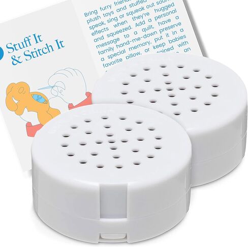 VOICEGIFT Mini-Me, 60-Second Multi-Message Audio Recorder for Plush Toys, Quilts, Pillow, Crafts, Playful Mini Voice Gift Inserts for Custom Sound Gifting & DIY Projects 1-Pack in Saudi Arabia