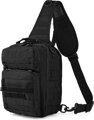 gracedon Tactical Chest Backpack Sling bag Pack Military Molle Assault Range Bags for Outdoor Sports Travel (Khaki) in Saudi Arabia