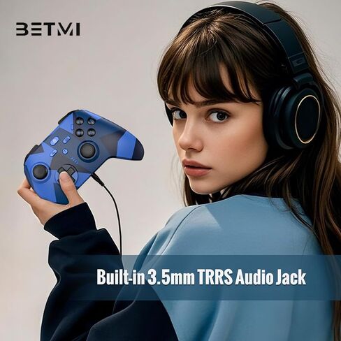 BETMI Wireless Controller Compatible with Xbox|PC, Built-in Audio Jack in Saudi Arabia