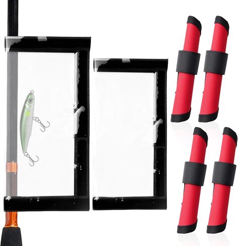 6 Pcs Fishing Lure Covers, Lure Wraps for Fishing Rods and Hook Protectors in Saudi Arabia