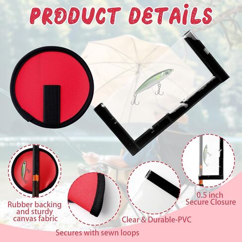 6 Pcs Fishing Lure Covers, Lure Wraps for Fishing Rods and Hook Protectors in Saudi Arabia