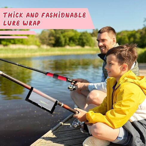 6 Pcs Fishing Lure Covers, Lure Wraps for Fishing Rods and Hook Protectors in Saudi Arabia