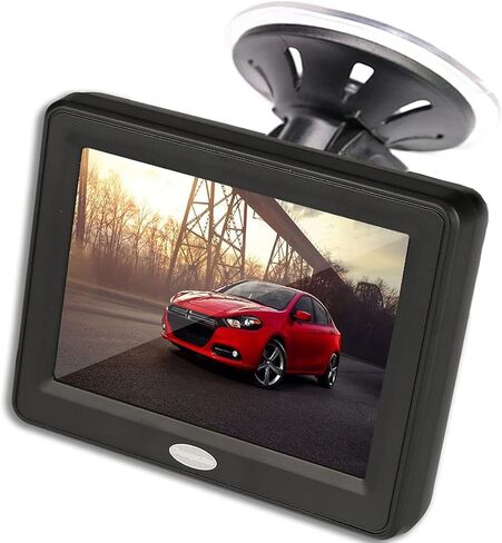 Backup Camera Monitor Only - 7 Inch HD Image Back up Camera Screen for Cars Trucks SUVs Vans RVs Trailers Campers, Dashboard/Windshield Installation, 12V/24V, Camera Not Included (7 Inch) in Kuwait